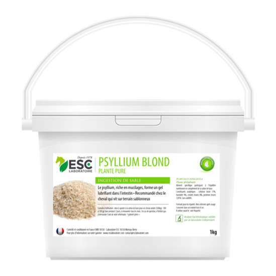 Esc laboratoire psyllium blond ingestion de sable 1kg Esc laboratoire psyllium blond ingestion de sable 1kg