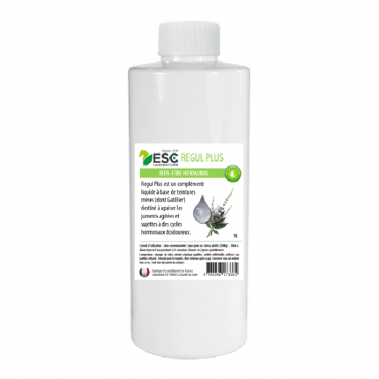 Esc laboratoire regul plus bien être hormonale juments 1L Esc laboratoire regul plus bien être hormonale juments 1L