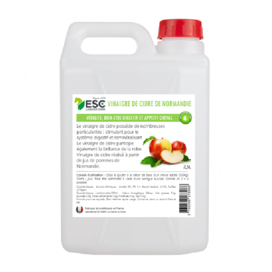 Esc laboratoire vinaigre de cidre de normandie 2,5L Esc laboratoire vinaigre de cidre de normandie 2,5L