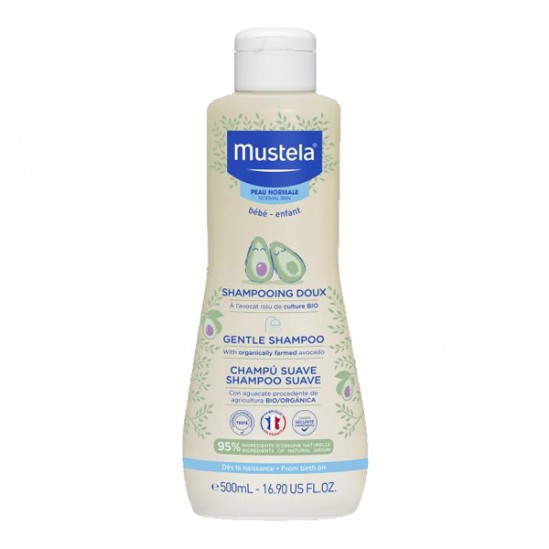 Mustela shampooing doux à l'avocat bio 500ml Mustela shampooing doux à l'avocat bio 500ml