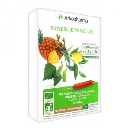 Arkopharma arkofluides bio synergie minceur 20 ampoules Arkopharma arkofluides bio synergie minceur 20 ampoules