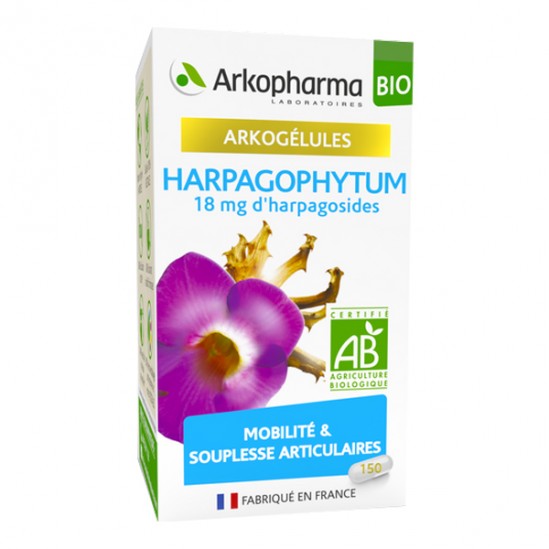 Arkopharma arkogélules bio harpagophytum 150 gélules Arkopharma arkogélules bio harpagophytum 150 gélules