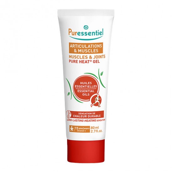 Puressentiel gel pure heat articulations & muscles 80ml Puressentiel gel pure heat articulations & muscles 80ml