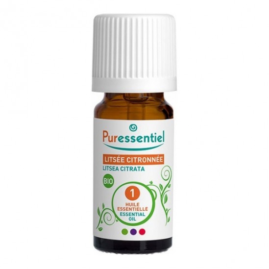 Puressentiel huile essentielle listée citronnée bio 10ml Puressentiel huile essentielle listée citronnée bio 10ml