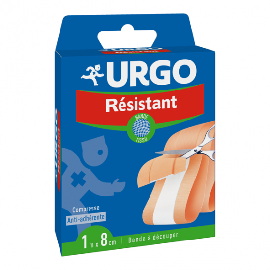Urgo résistant bande à découper 1m x 6cm Urgo résistant bande à découper 1m x 6cm