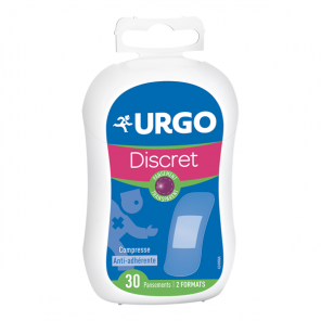 Urgo discret 30 pansements anti-adhérents