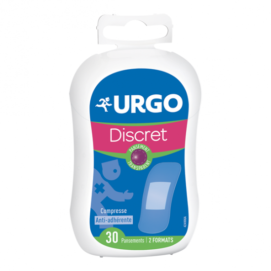 Urgo discret 30 pansements anti-adhérents