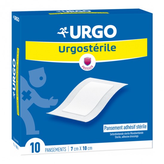 Urgo urgostérile 7cm x 10cm 10 pansements Urgo urgostérile 7cm x 10cm 10 pansements