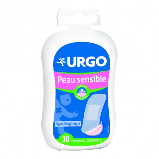 Urgo peau sensible 3 formats 30 pansements Urgo peau sensible 3 formats 30 pansements