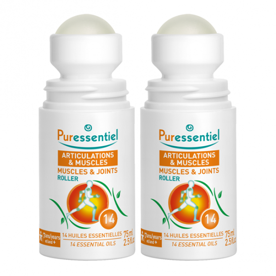Puressentiel roller articulations aux 14 huiles essentielles lot de 2 x 75ml Puressentiel roller articulations aux 14 huiles essentielles lot de 2 x 75ml