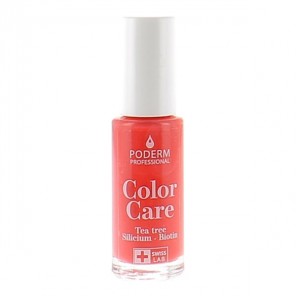 Poderm vernis color care rouge noir 8ml