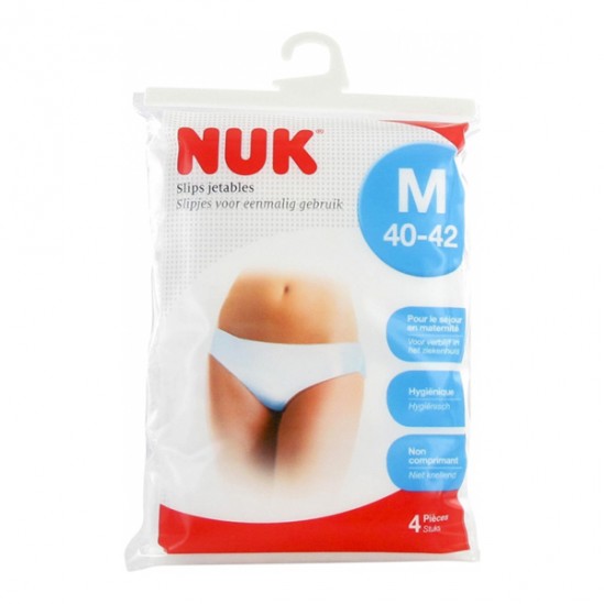 Nuk slips jetables 4 pièces taille M Nuk slips jetables 4 pièces taille M