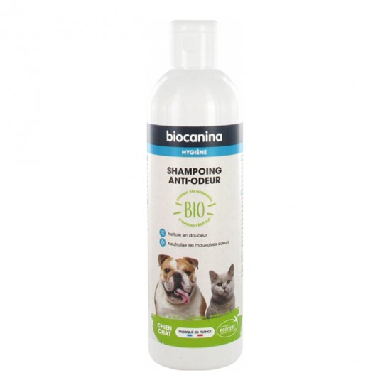 Biocanina shampoing anti-odeur chien chat bio 240ml Biocanina shampoing anti-odeur chien chat bio 240ml
