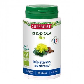 Superdiet rhodiola bio 90 gélules