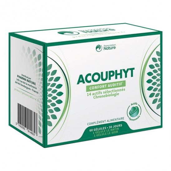 Prescription nature acouphyt 60 gélules Prescription nature acouphyt 60 gélules
