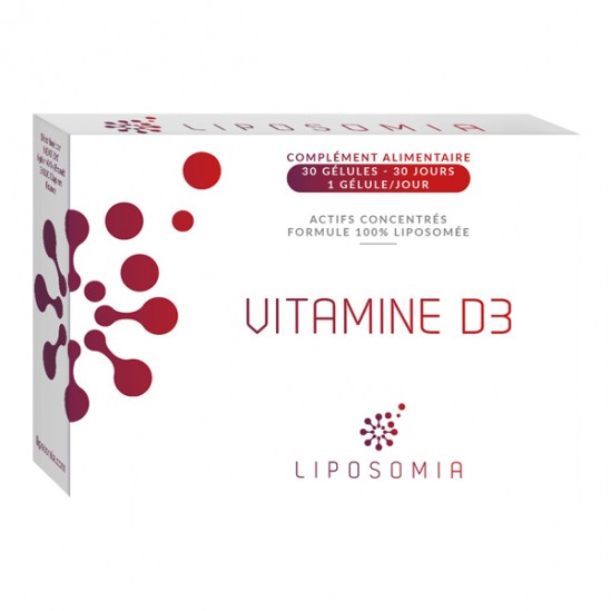 Prescription nature vitamine d3 liposomia 30 gélules Prescription nature vitamine d3 liposomia 30 gélules