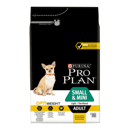 Purina pro plan chien small & mini adult light sterilised 3kg Purina pro plan chien small & mini adult light sterilised 3kg