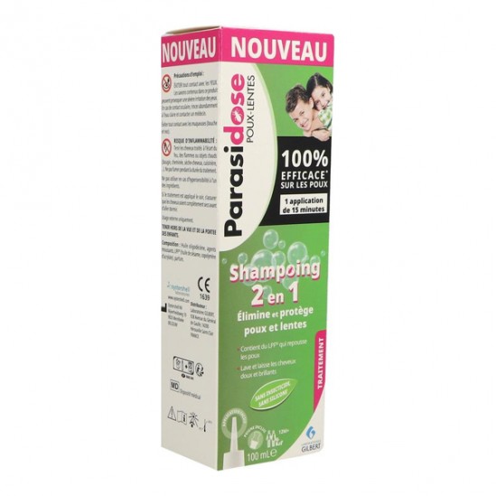 Parasidose poux & lentes shampoing 2en1 - 100ml Parasidose poux & lentes shampoing 2en1 - 100ml