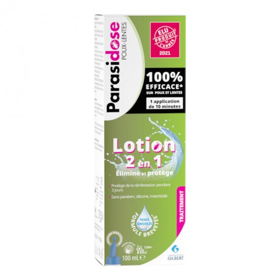 Parasidose poux & lentes lotion 2 en 1 - 100ml Parasidose poux & lentes lotion 2 en 1 - 100ml
