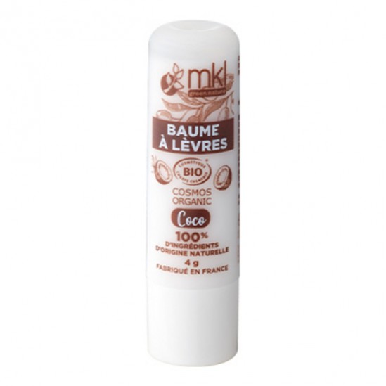 Mkl green nature baume à lèvres bio coco 4g