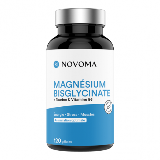 Novoma magnésium bisglycinate 120 gélules Novoma magnésium bisglycinate 120 gélules