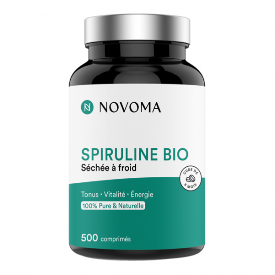 Novoma spiruline bio 500 comprimés Novoma spiruline bio 500 comprimés