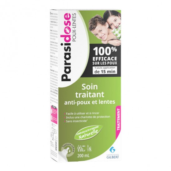 Parasidose poux-lentes soin traitant 200ml Parasidose poux-lentes soin traitant 200ml