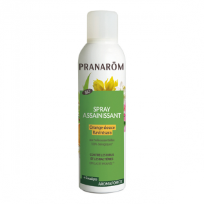 Pranarôm aromaforce spray assainissant bio orange douce 150ml