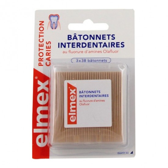 Elmex 3x38 bâtonnets interdentaires