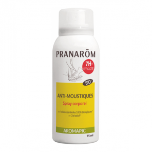 Pranarôm aromapic spray corporel anti-moustiques bio 200ml