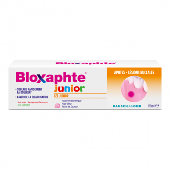Bloxaphte gel junior aphtes lésions buccales 15ml Bloxaphte gel junior aphtes lésions buccales 15ml