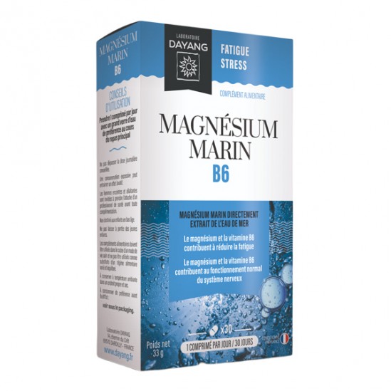 Dayang Magnésium marin 300mg B6 30 comprimés