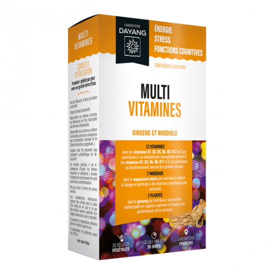 Dayang Multivitamines 30 gélules Dayang Multivitamines 30 gélules
