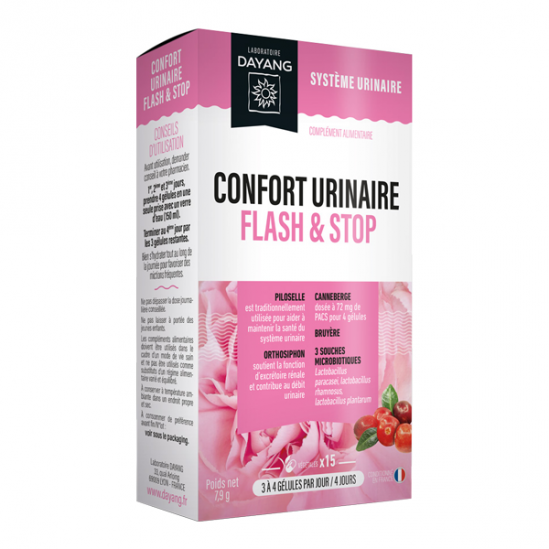 Dayang Confort urinaire flash & stop 15 gélules