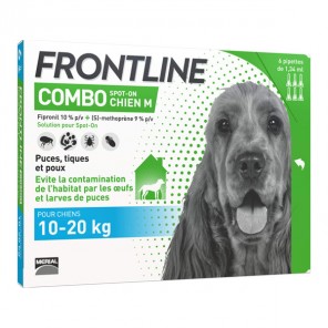 Frontline combo spot-on perro M de 10 a 20kg 6 pipetas