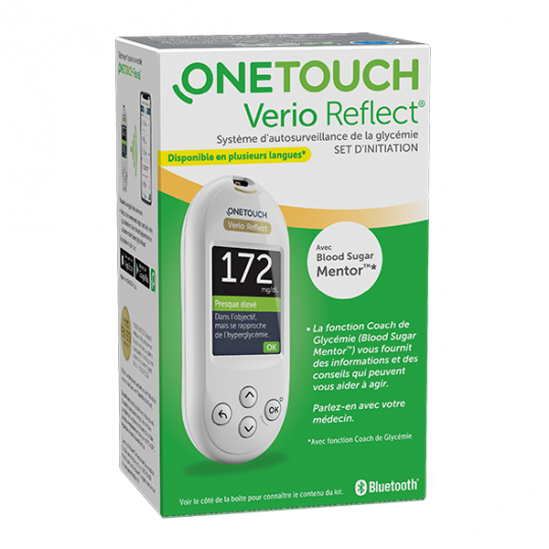 Onetouch Verio Reflect set pour lecteur de glycémie Onetouch Verio Reflect set pour lecteur de glycémie
