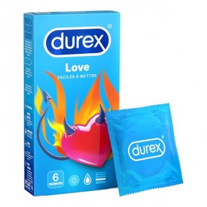 Durex Love fácil de usar 6 preservativos
