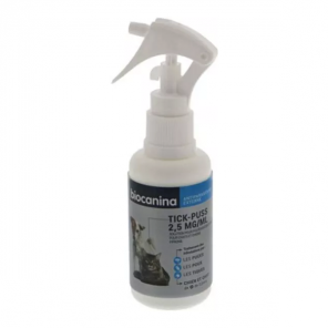 Biocanina tick-puss spray 2.5ml par mg fipronil 100ml
