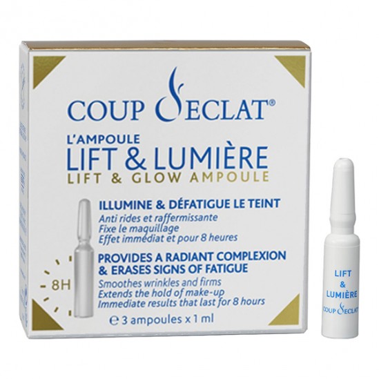 Coup d'Éclat ampoules lift & lumière boîte de 3 ampoules Coup d'Éclat ampoules lift & lumière boîte de 3 ampoules