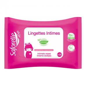 Saforelle miss lingettes intimes paquet de 25