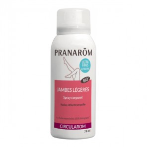 Pranarôm Jambes Légères spray corporel bio 75ml