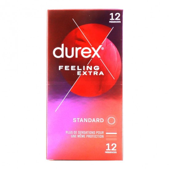 Durex Feeling Extra fins et lubrifiés 20 préservatifs Durex Feeling Extra fins et lubrifiés 20 préservatifs