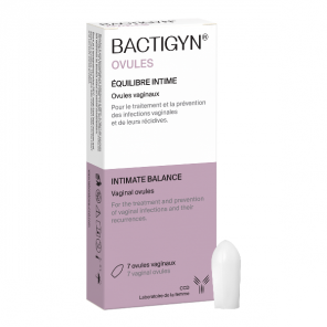 CCD Bactigyn Ovules Équilibre intime boîte de 7 ovules vaginaux