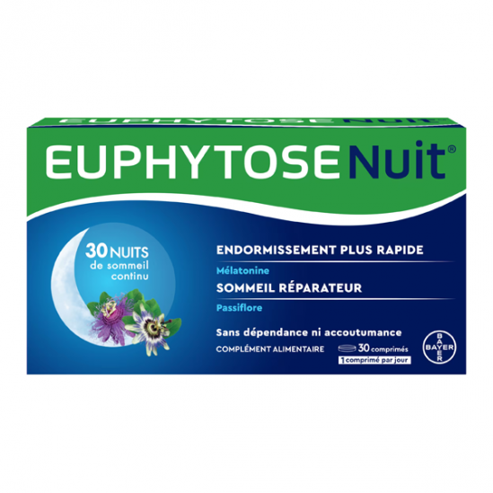 Euphytose nuit 30 comprimés Euphytose nuit 30 comprimés