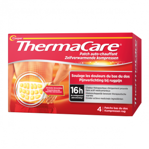 Thermacare parche autocalentable 16h espalda baja 4 parches