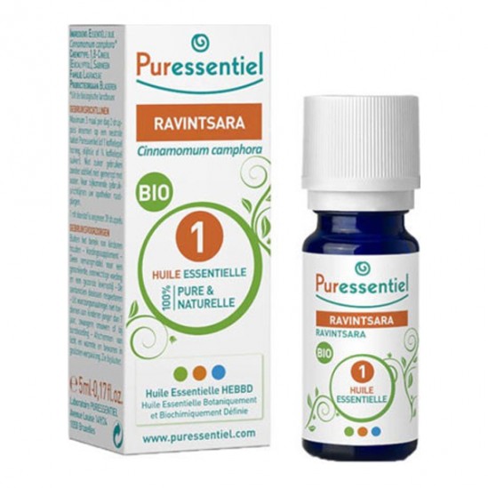 Puressentiel huile essentielle ravintsara bio 10ml Puressentiel huile essentielle ravintsara bio 10ml