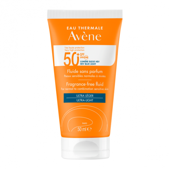 Avène fluide spf50+ très haute protection 50ml Avène fluide spf50+ très haute protection 50ml