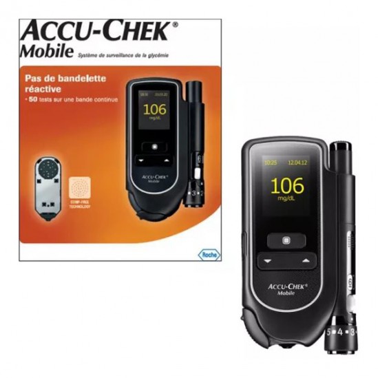 Accu-Chek Mobile lecteur de glycémie sans bandelette Accu-Chek Mobile lecteur de glycémie sans bandelette