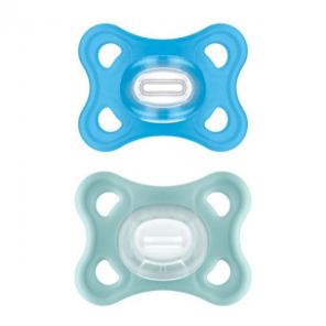MAM Comfort 2 sucettes en silicone rose 2-6 mois