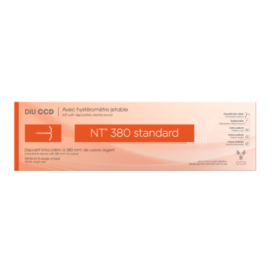 CCD NT 380 Standard short DIU forme T + kit pose CCD NT 380 Standard short DIU forme T + kit pose